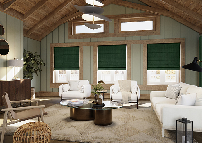 Kent, Green - Roman Blind - Image 7